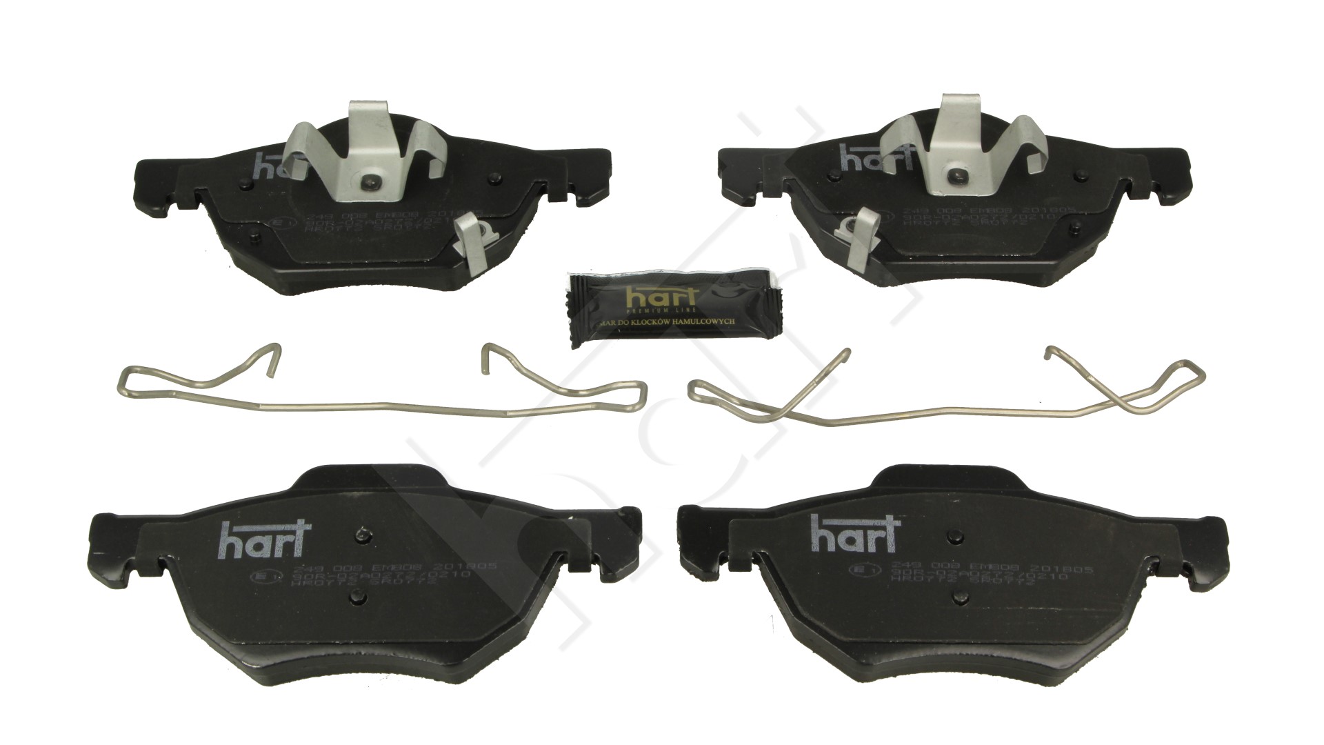 Klocki hamulcowe HART 249 008