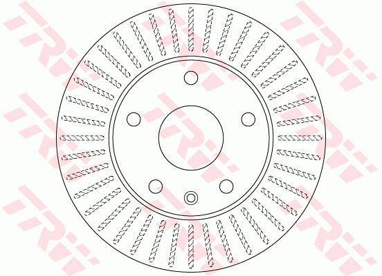 Tarcza hamulcowa TRW DF6441
