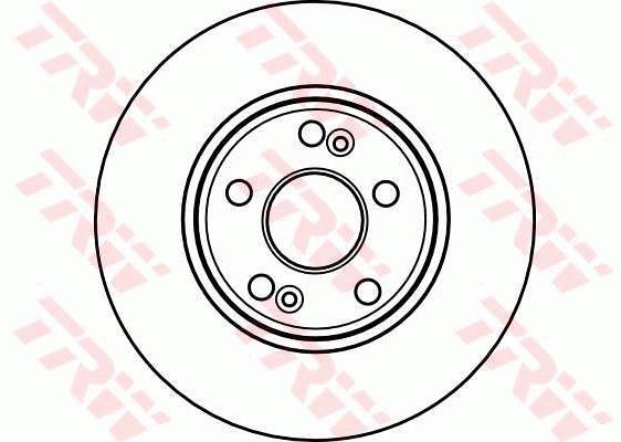 Tarcza hamulcowa TRW DF4109