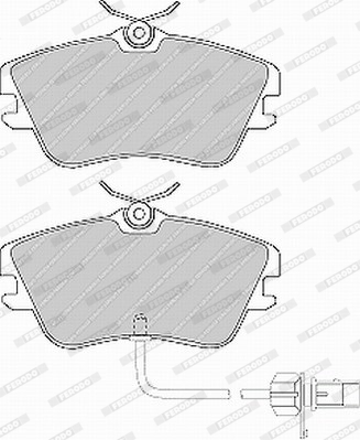 Klocki hamulcowe FERODO FVR1519
