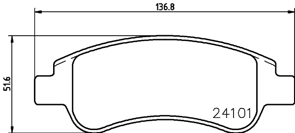 Klocki hamulcowe HELLA PAGID 8DB 355 011-521