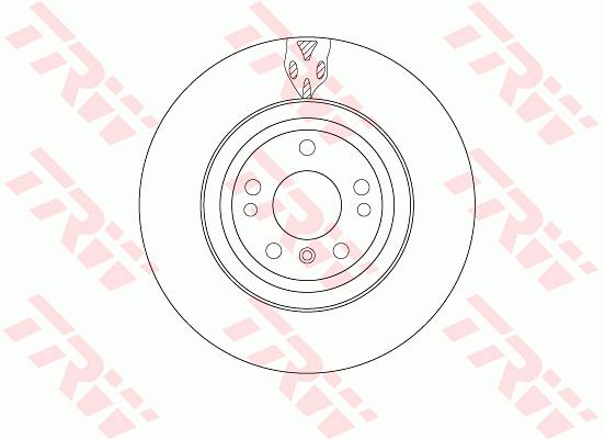 Tarcza hamulcowa TRW DF6833S