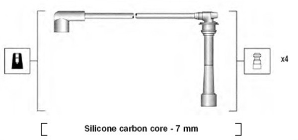 Przewody zapłonowe MAGNETI MARELLI 941295110882