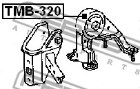 Poduszka silnika FEBEST TMB-320