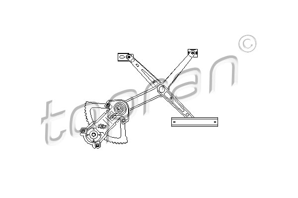 Podnośnik szyby TOPRAN 401 428