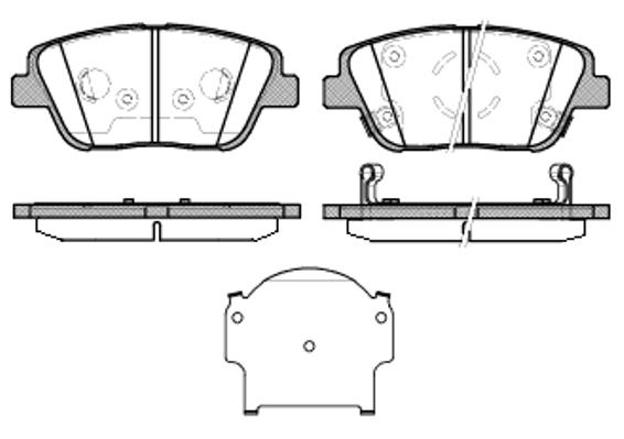 Klocki hamulcowe REMSA 1423.02