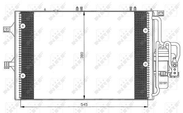 Skraplacz klimatyzacji NRF 35529