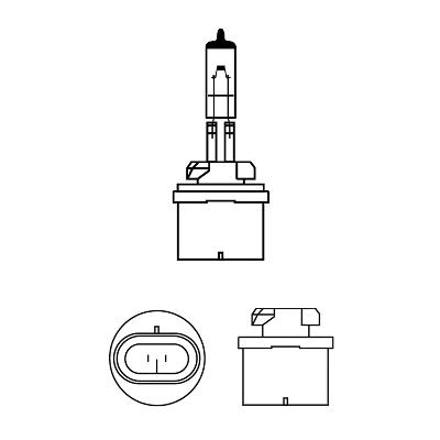 Żarówka lampy przeciwmgielnej PHILIPS 12059C1