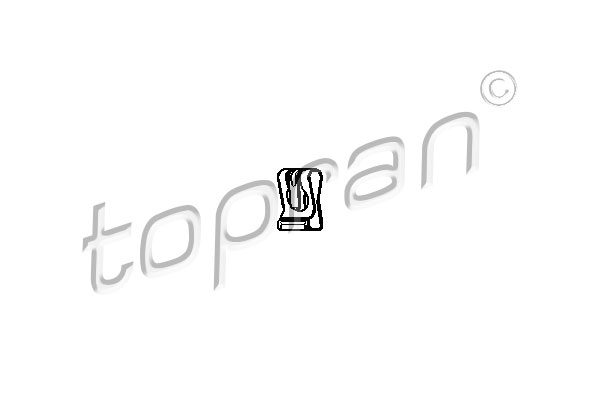 Obejma układu wydechowego TOPRAN 205 068