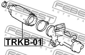Osłona drążka kierowniczego FEBEST TRKB-01