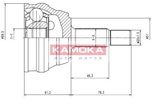 Przegub KAMOKA 7094