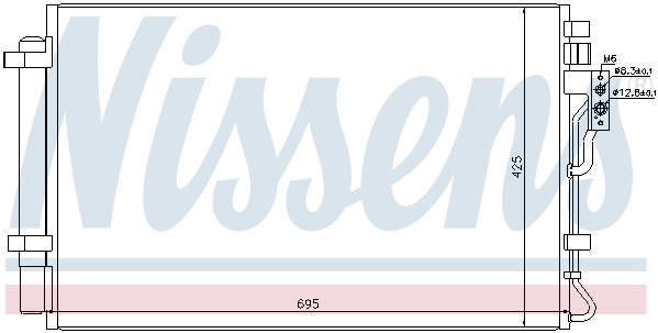 Skraplacz klimatyzacji NISSENS 940216
