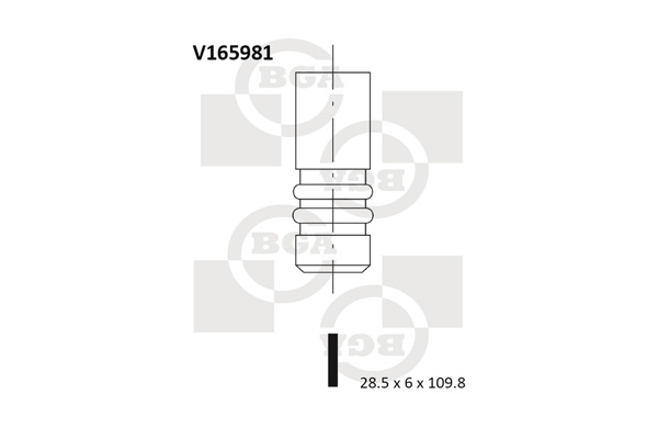 Zawór wydechowy BGA V165981