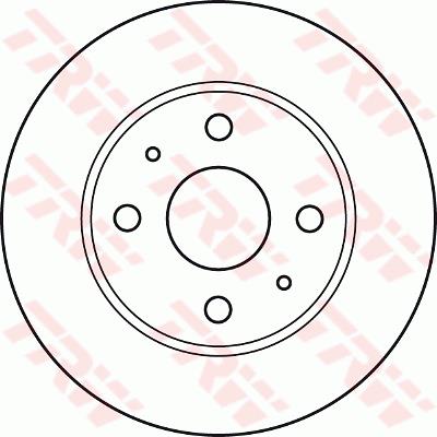 Tarcza hamulcowa TRW DF4887
