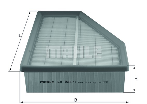 Filtr powietrza MAHLE LX 934/1