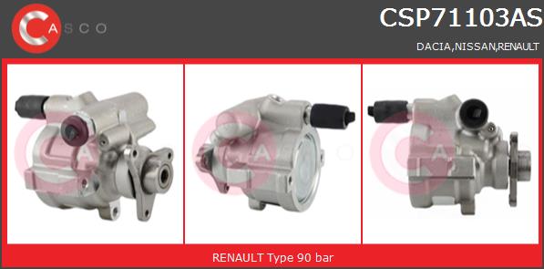 Pompa wspomagania CASCO CSP71103AS