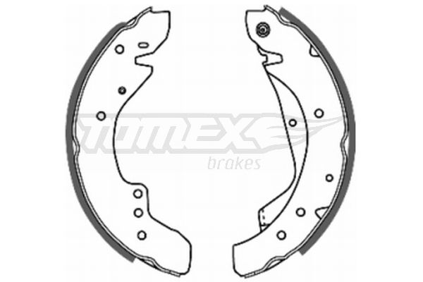 Szczęki hamulcowe TOMEX BRAKES TX 20-03