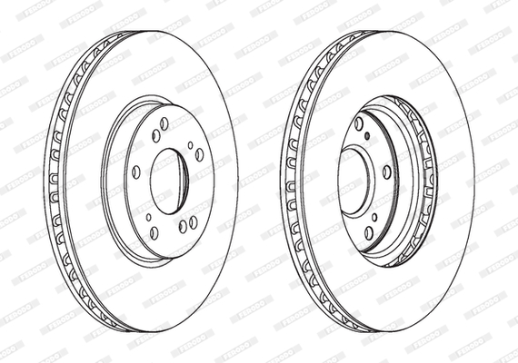 Tarcza hamulcowa FERODO DDF1775C