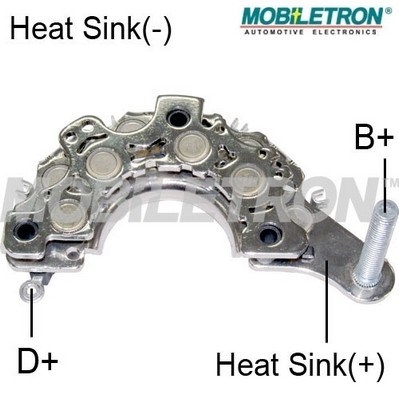 Mostek prostowniczy alternatora MOBILETRON RK-04