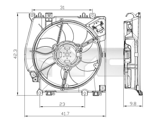 Wentylator TYC 828-0001