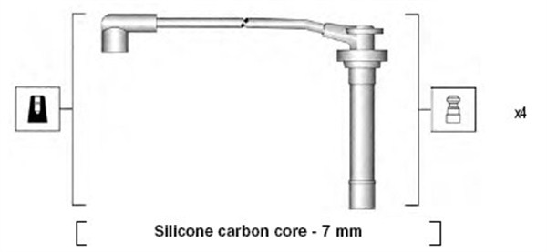 Przewody zapłonowe MAGNETI MARELLI 941295060855