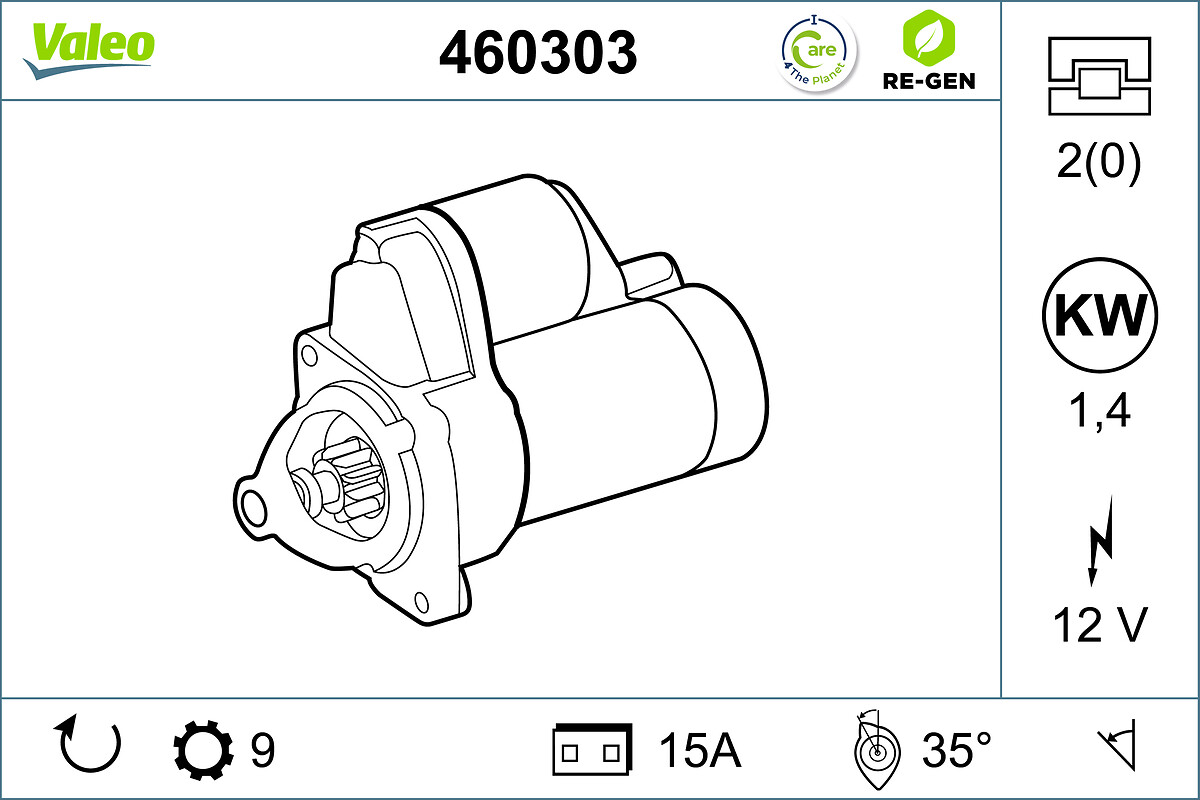 Rozrusznik VALEO 460303