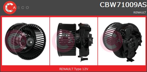 Wentylator wnętrza CASCO CBW71009AS