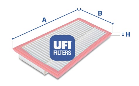 Filtr powietrza UFI 30.463.00
