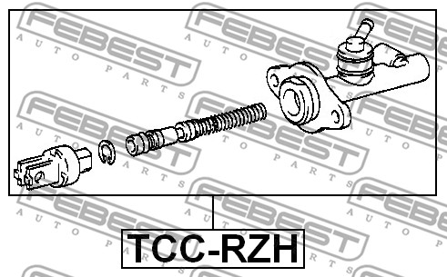 Pompa sprzęgła FEBEST TCC-RZH