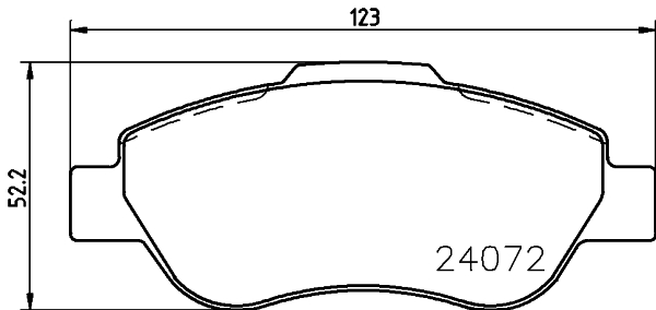 Klocki hamulcowe HELLA 8DB 355 011-241