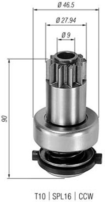 Bendiks rozrusznika MAGNETI MARELLI 940113020305