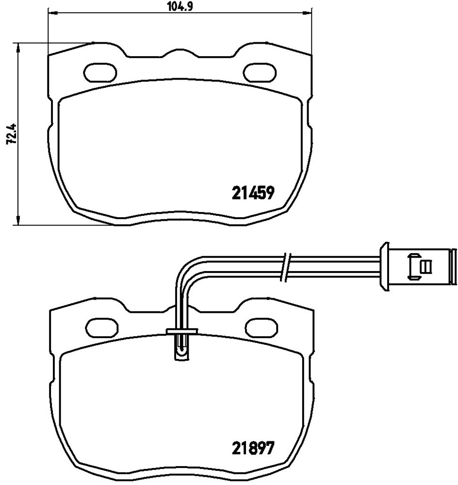 Klocki hamulcowe BREMBO P 44 004