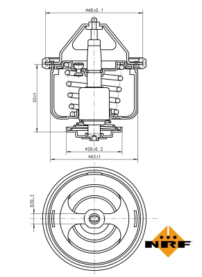 Termostat NRF 725026