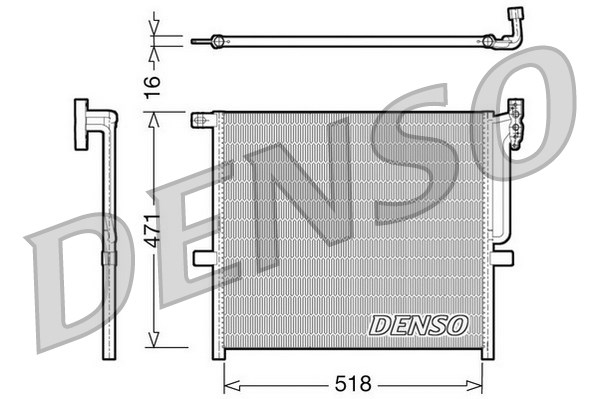 Skraplacz klimatyzacji DENSO DCN05001