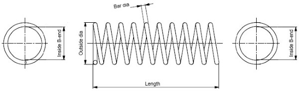 Sprężyna zawieszenia MONROE SP0258