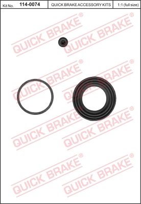 Zestaw naprawczy zacisku hamulcowego QUICK BRAKE 114-0074