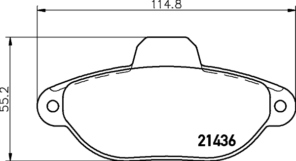 Klocki hamulcowe HELLA 8DB 355 019-161