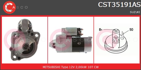 Rozrusznik CASCO CST35191AS