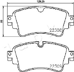 Klocki hamulcowe JAPKO 510910