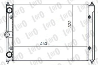 Chłodnica ABAKUS 053-017-0049