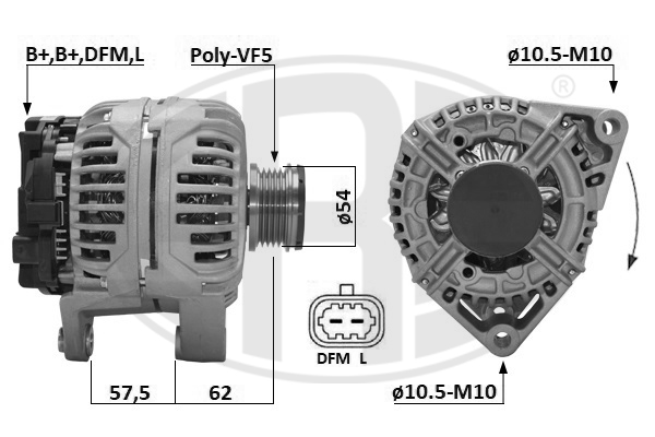 Alternator ERA 209672A