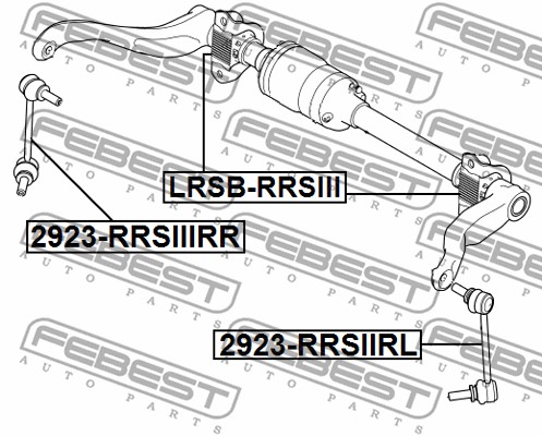 Łącznik stabilizatora FEBEST 2923-RRSIIIRL