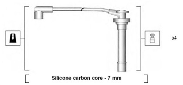Przewody zapłonowe MAGNETI MARELLI 941295130859
