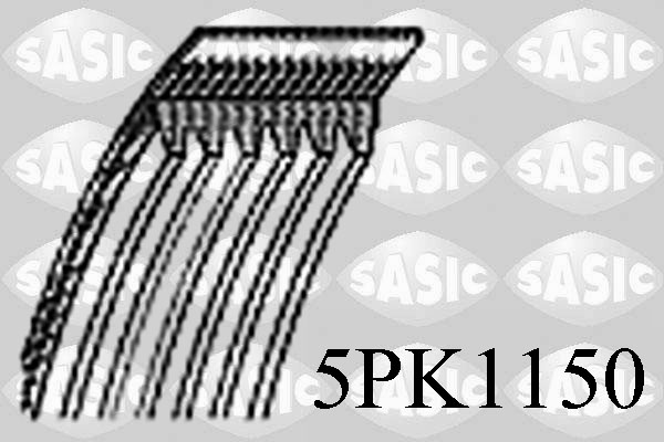 Pasek klinowy wielorowkowy SASIC 5PK1150