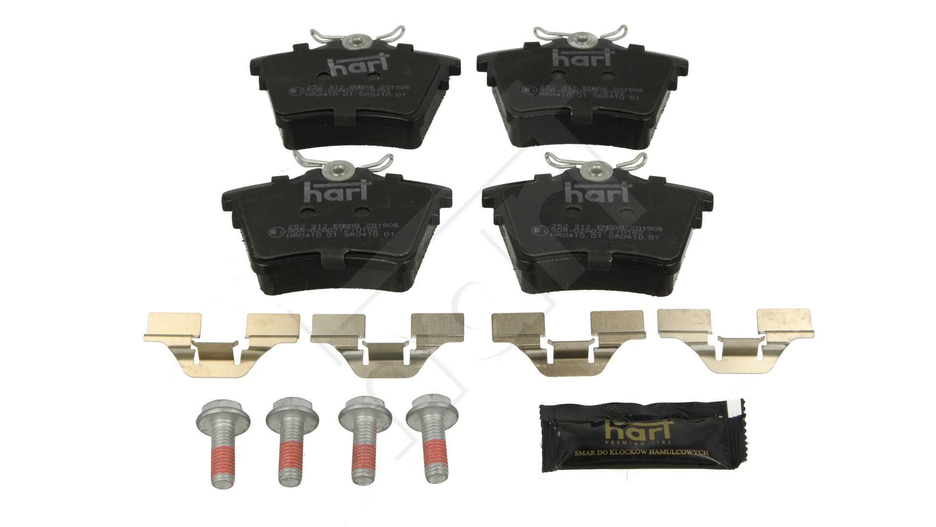 Klocki hamulcowe HART 252 312
