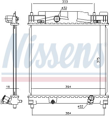 Chłodnica NISSENS 646816