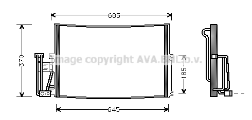 Skraplacz klimatyzacji AVA QUALITY COOLING OLA5241