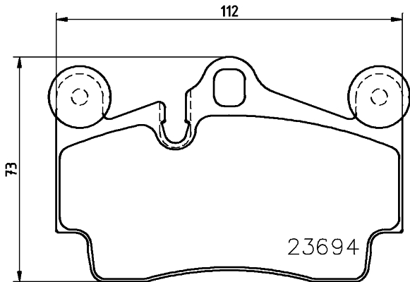 Klocki hamulcowe HELLA 8DB 355 018-711