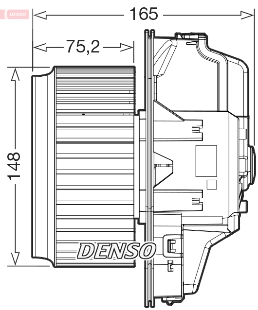 Wentylator wewnętrzny DENSO DEA32006