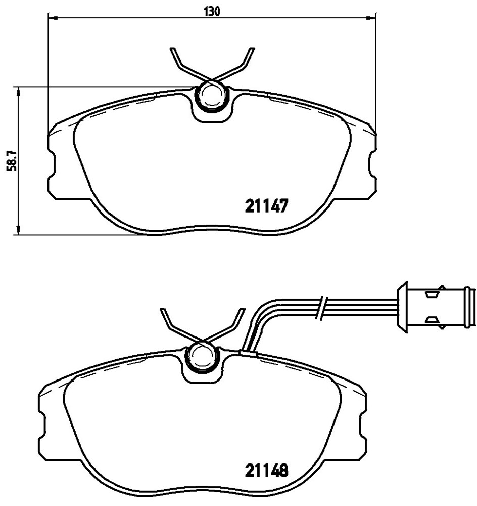 Klocki hamulcowe BREMBO P 23 041